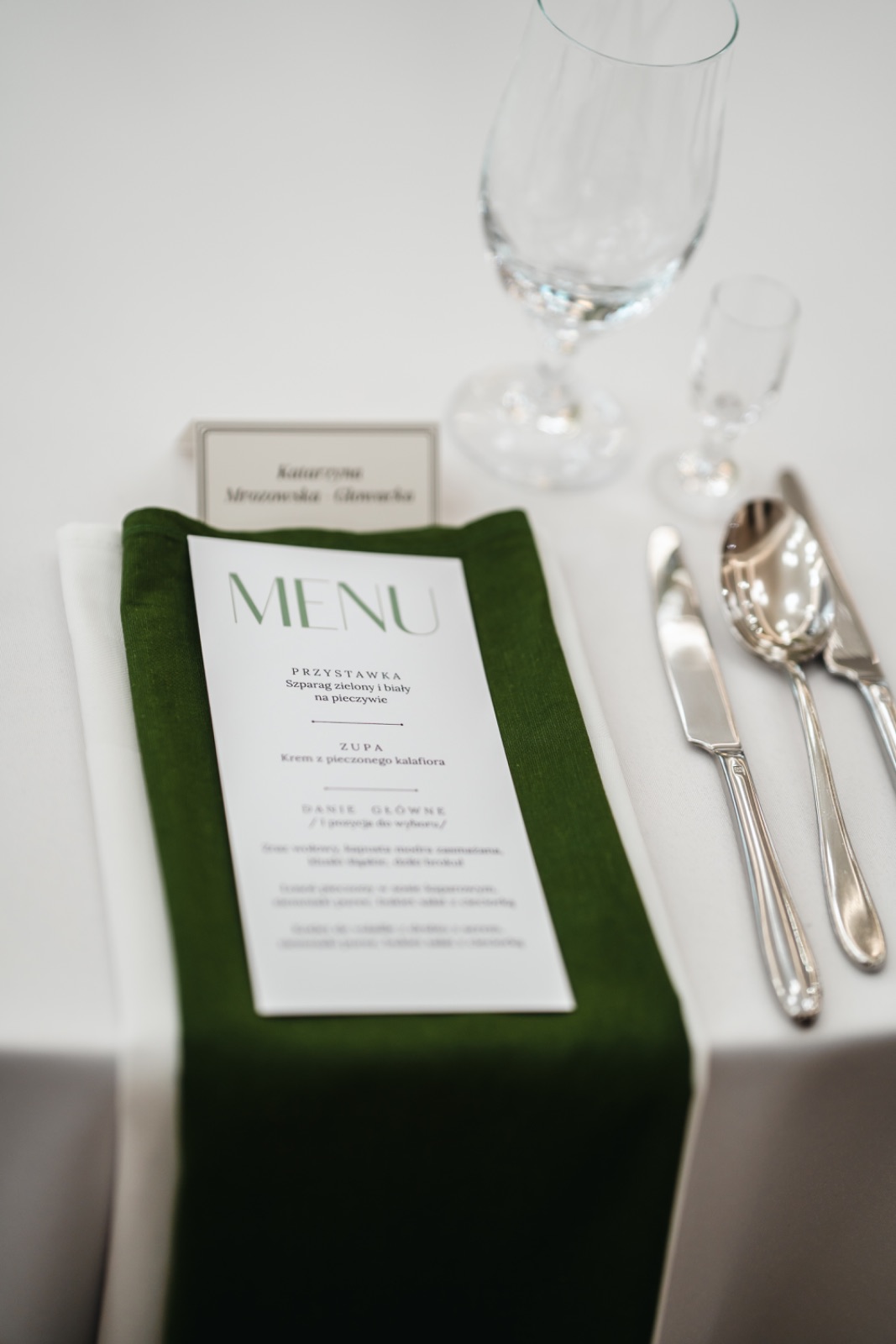 Glutenfreie und vegetarische Hochzeit - ein Menü für Gäste mit besonderer Ernährung